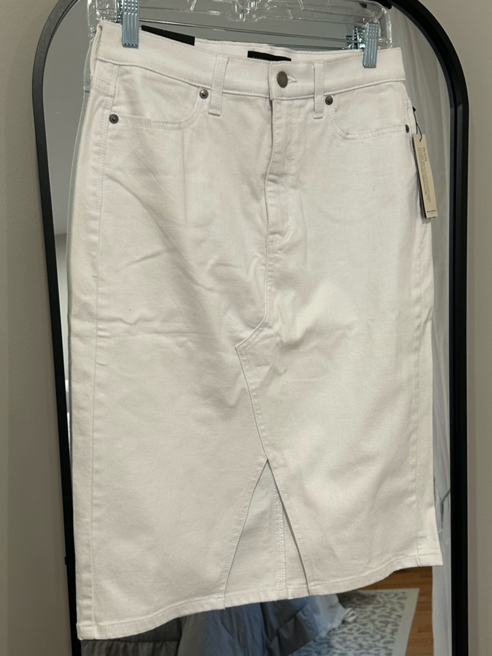 Banana Republic White Pencil Skirt 4P